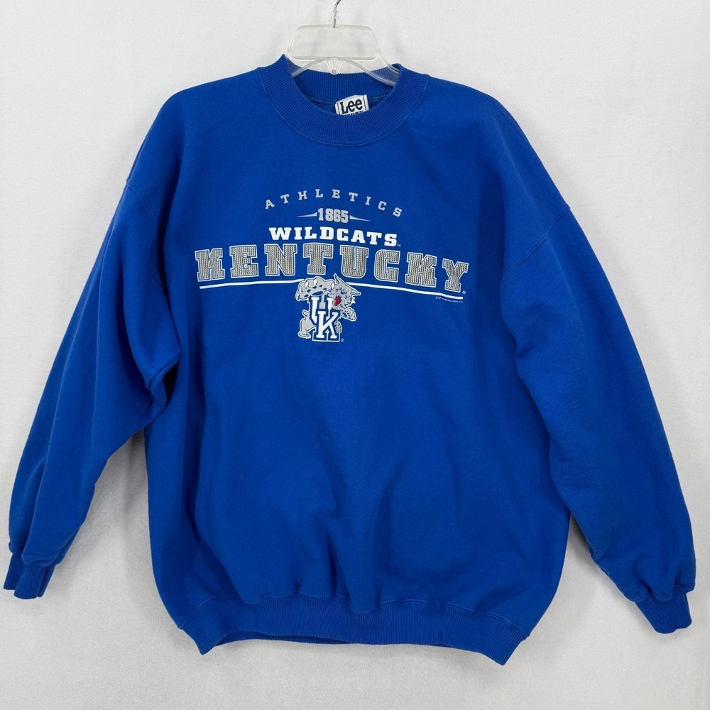 Vintage UK Kentucky Wildcats Sweatshirt Men's XL Lee Sport College Fleece